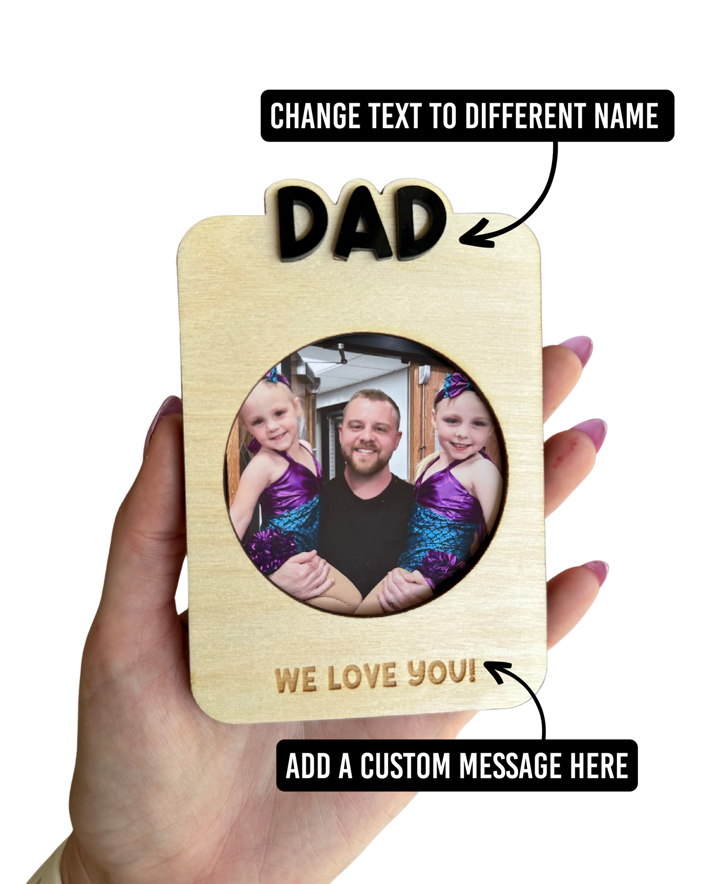 Fathers Day Picture Magnet