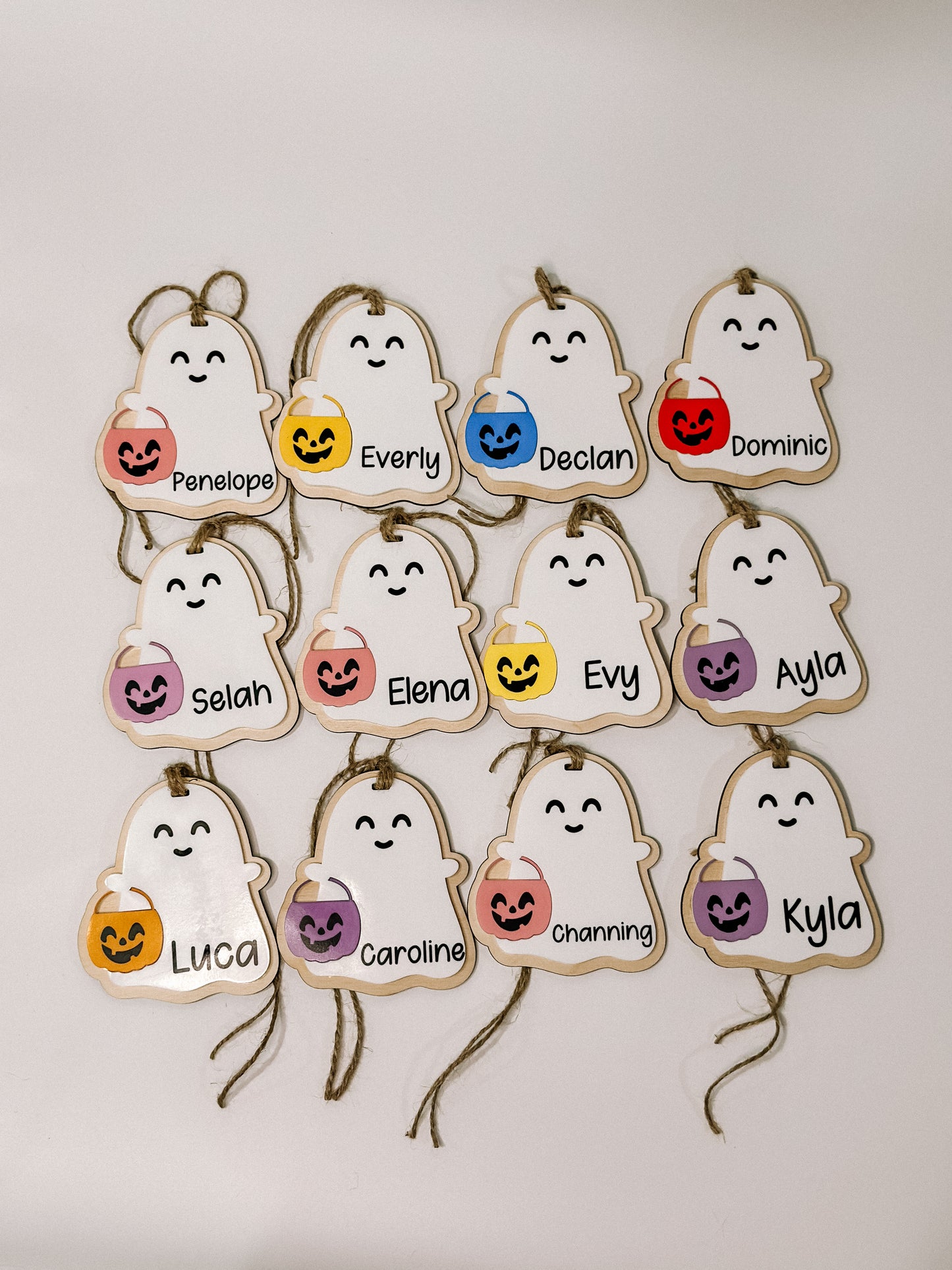 Halloween Boo tags
