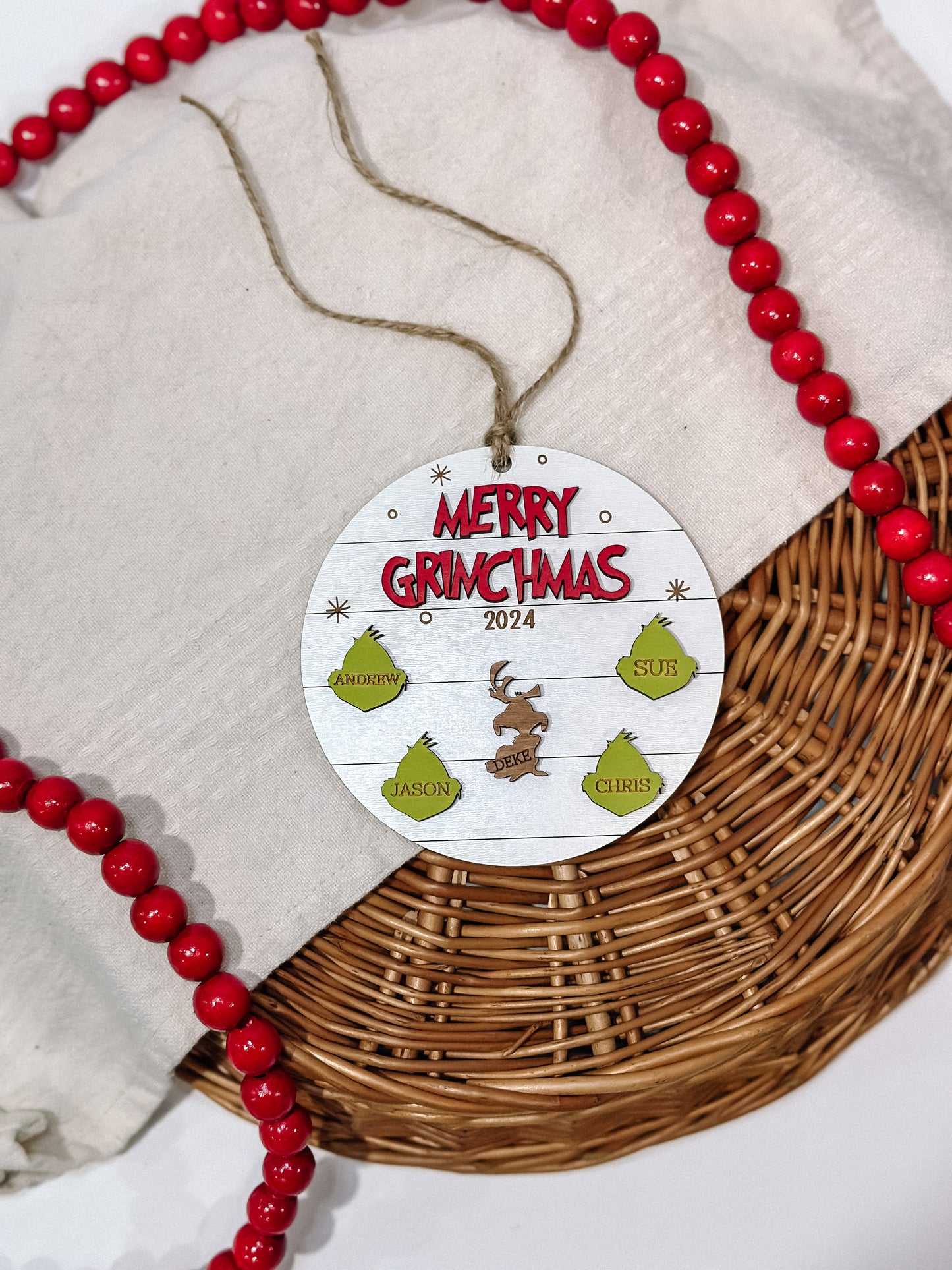 Grinch Family Ornament