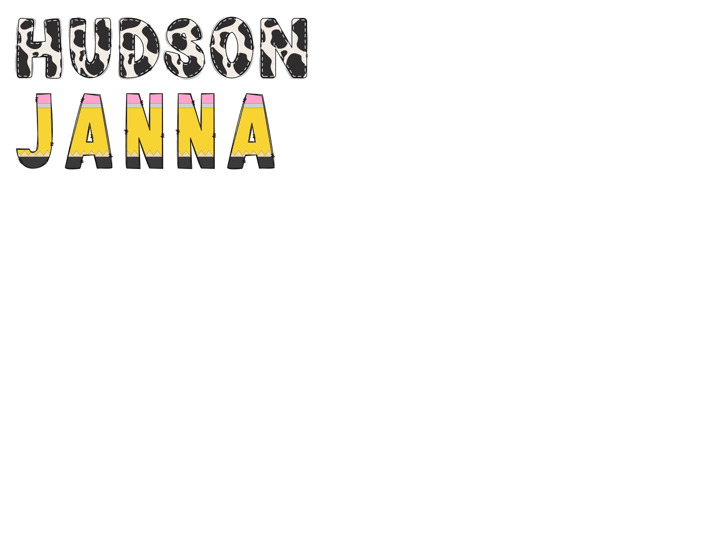 Custom Name only Keychain