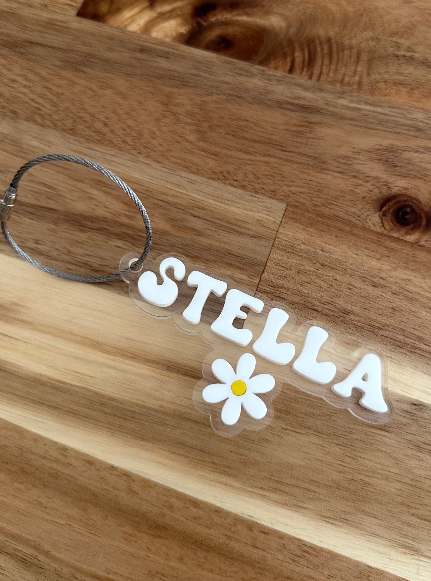Daisy Book Keychain 3D KeyChain