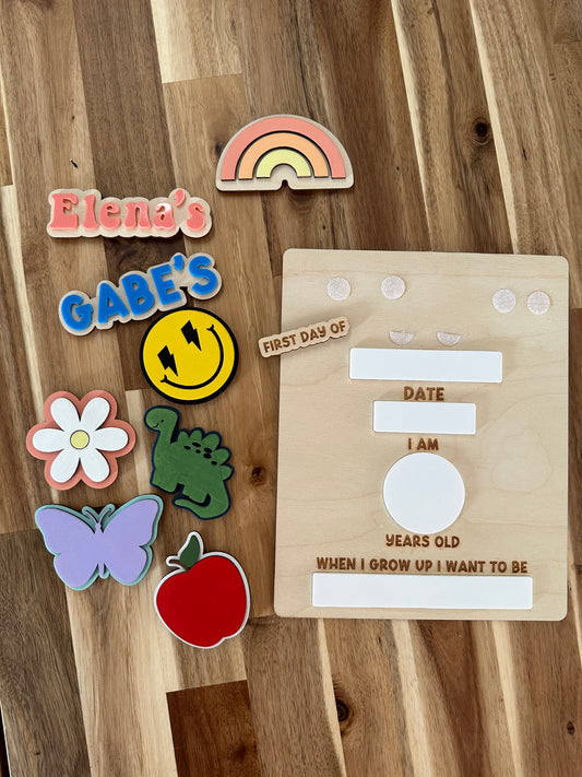 Back to school board extra designs