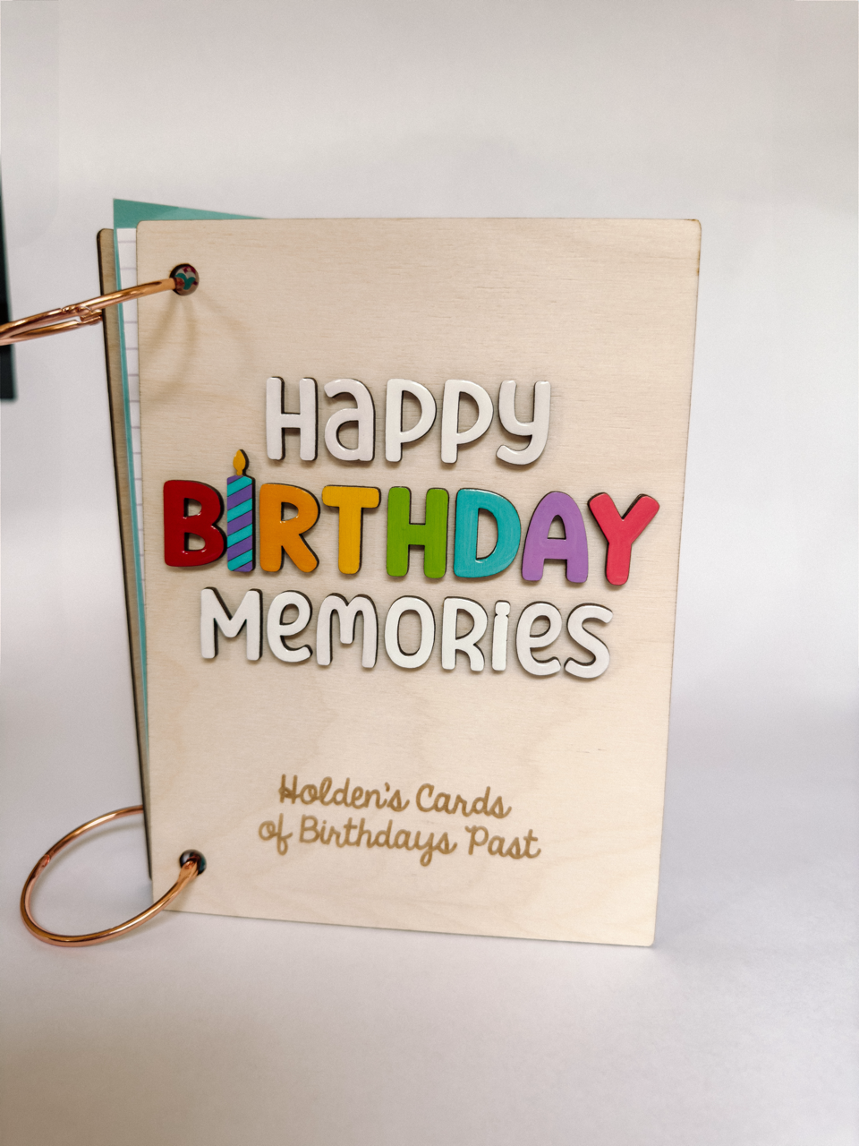 Custom Birthday card Binder Custom Birthday card Binder