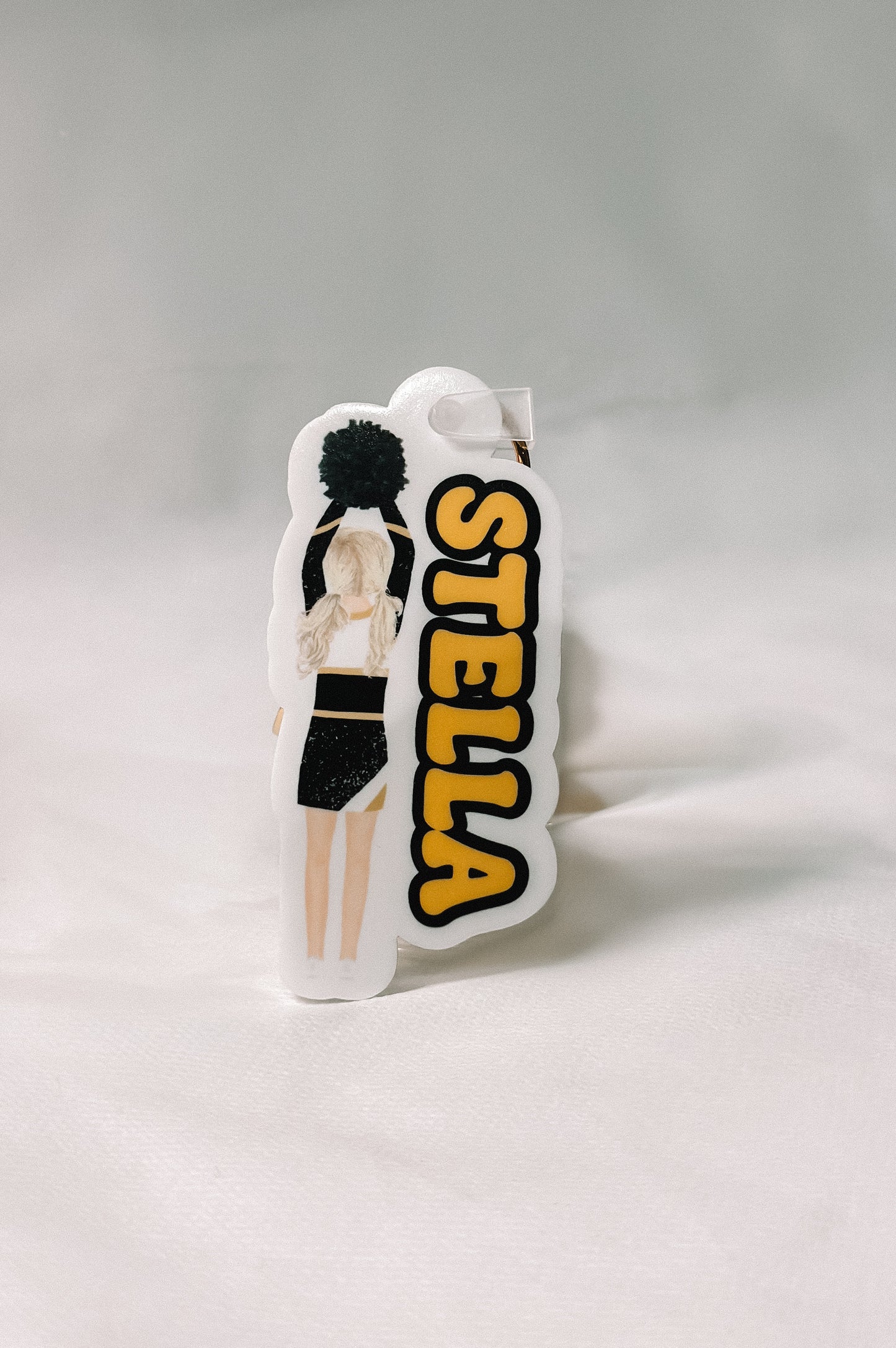 Custom Cheerleader Keychains
