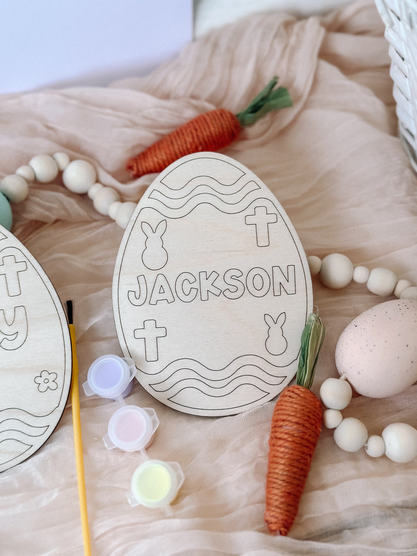 Easter Egg Paint Kits with paint and brush