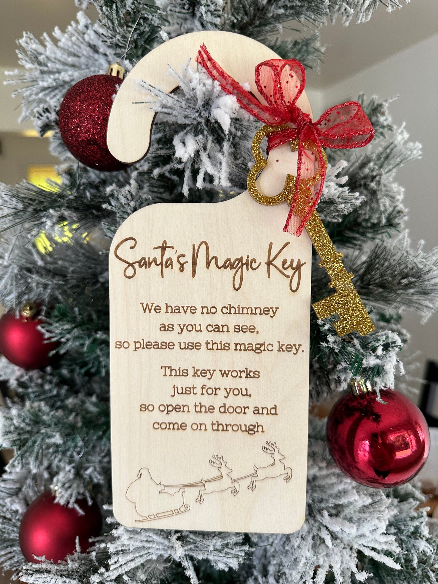 Santas Magic Key door Hanger