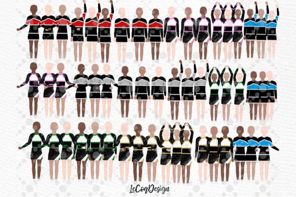 Custom Cheerleader Keychains