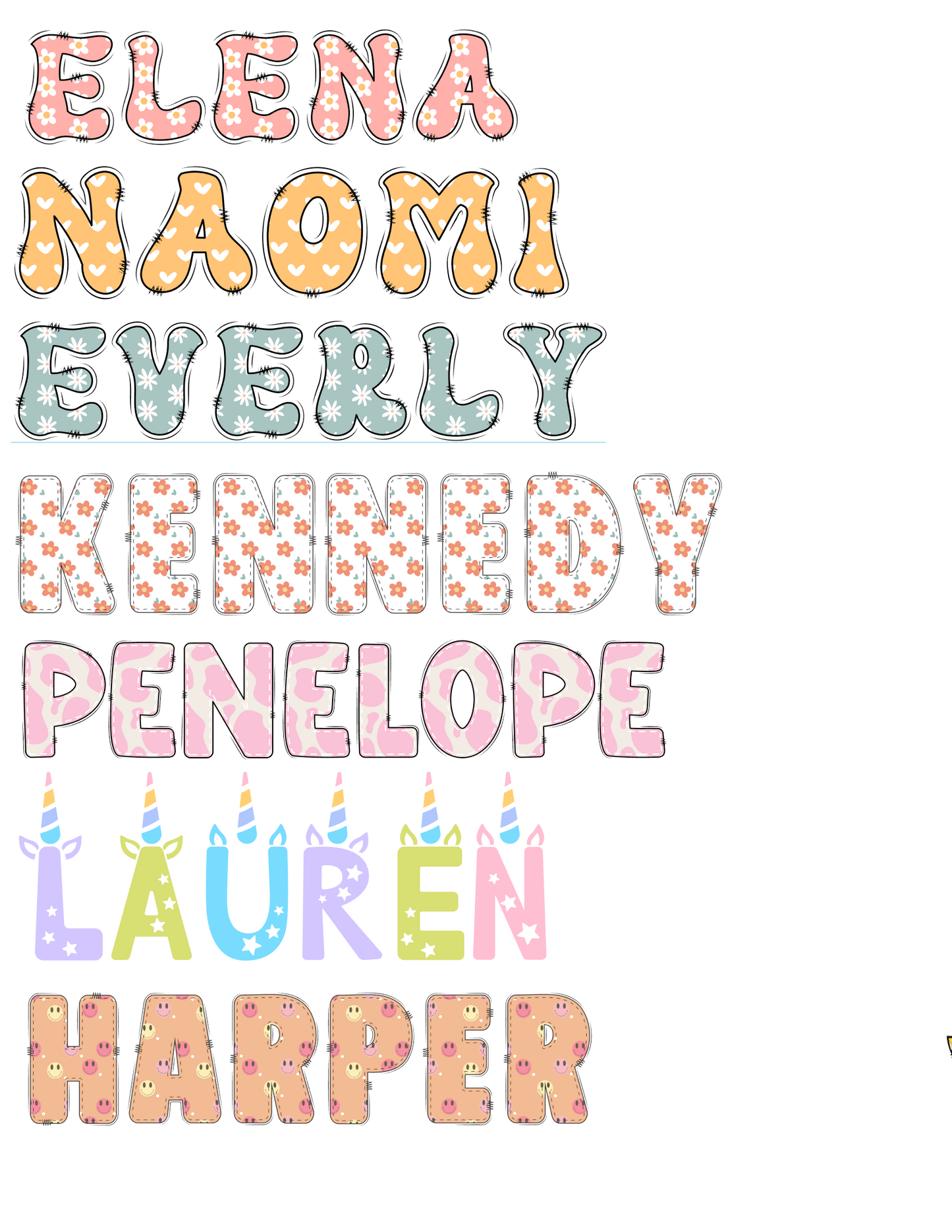 Custom Name only Keychain