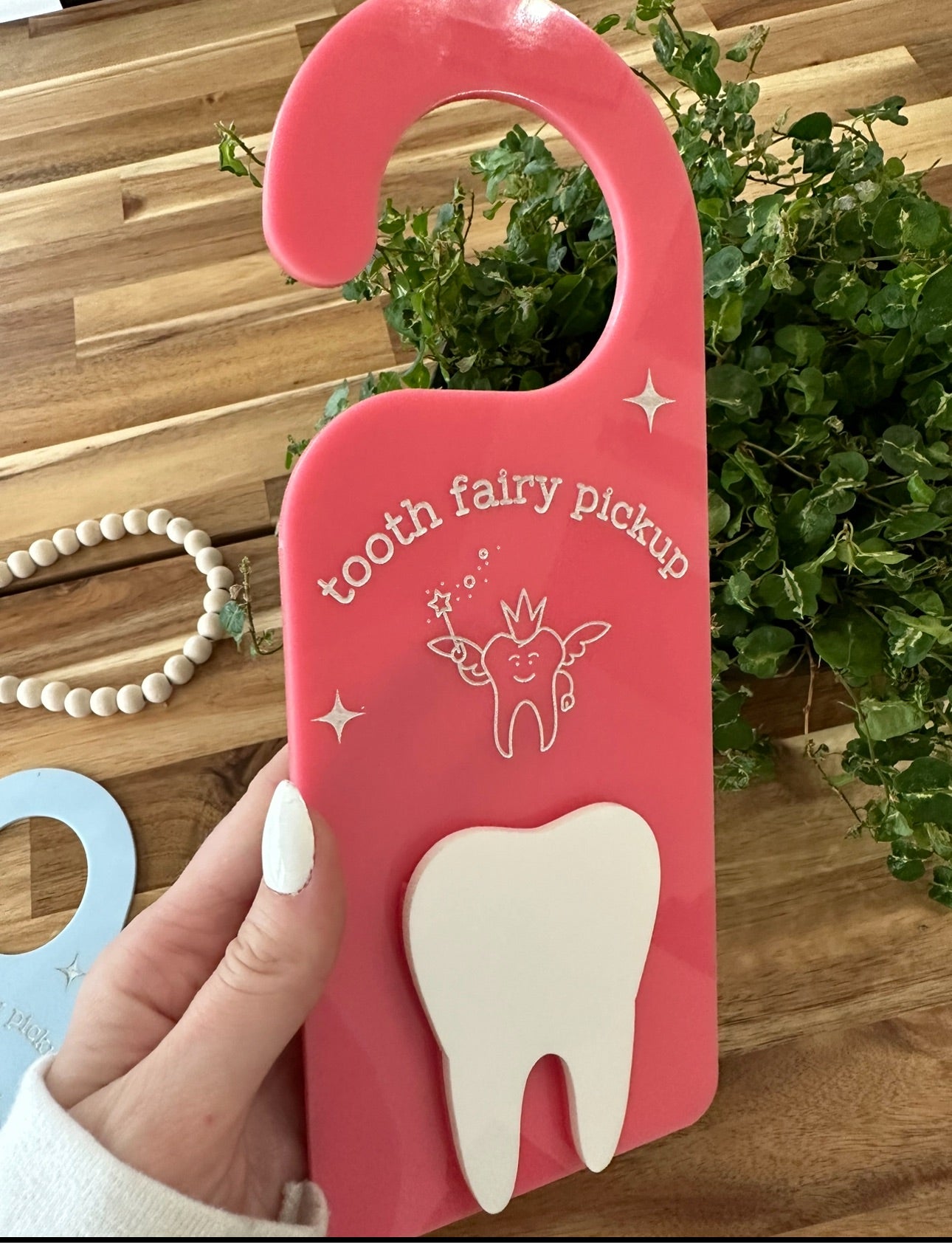 Tooth fairy door hanger