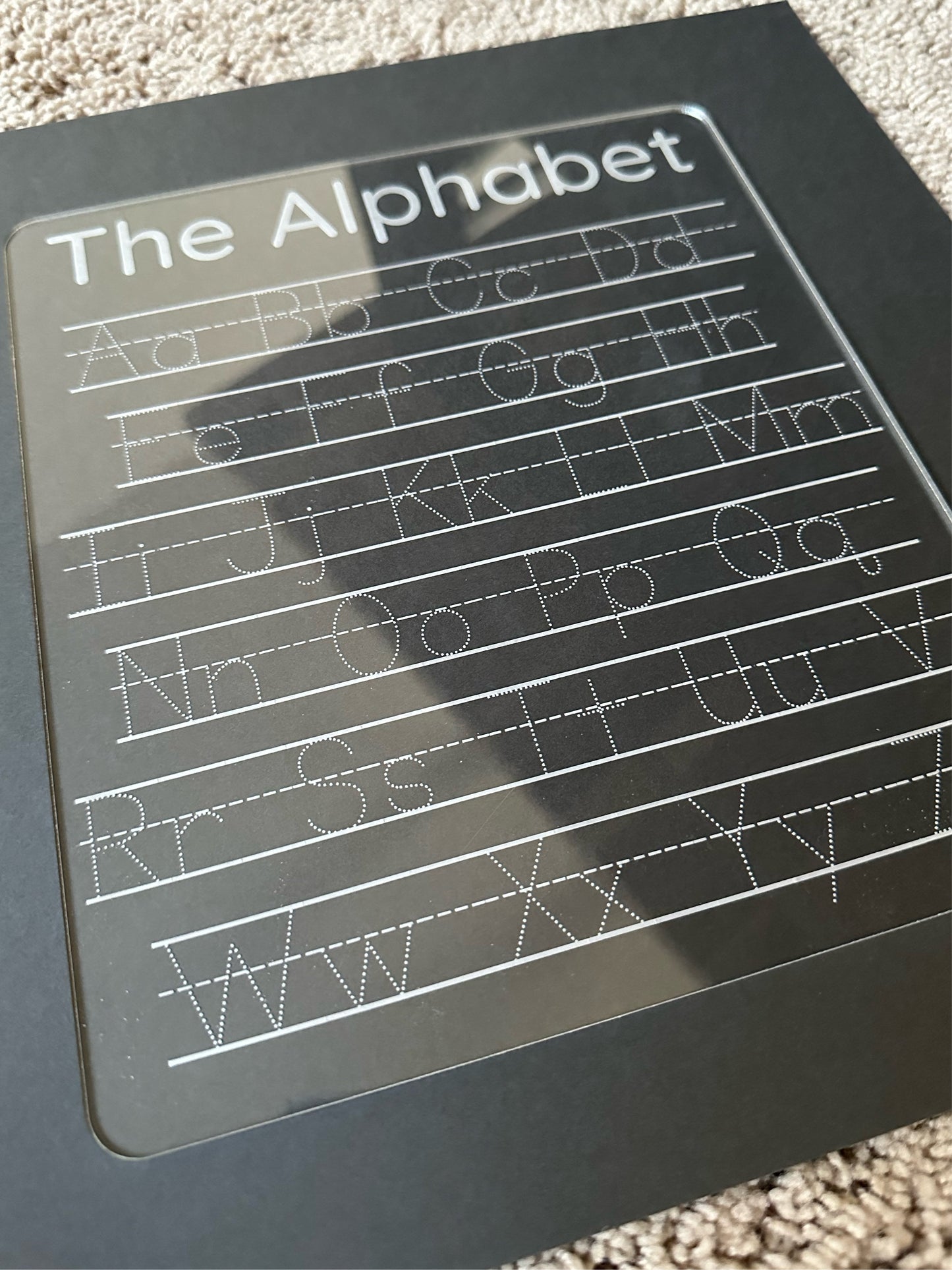 Tracing Alphabet Board