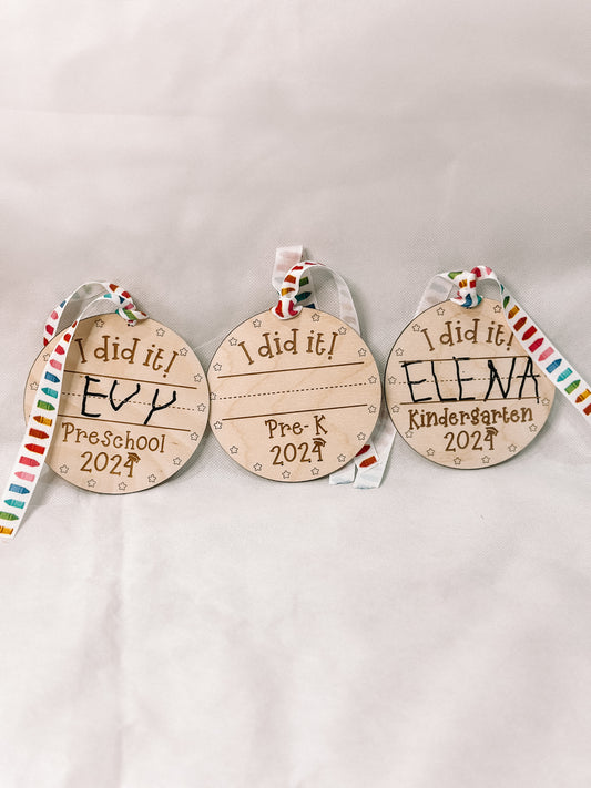 I did it! School graduation ornament