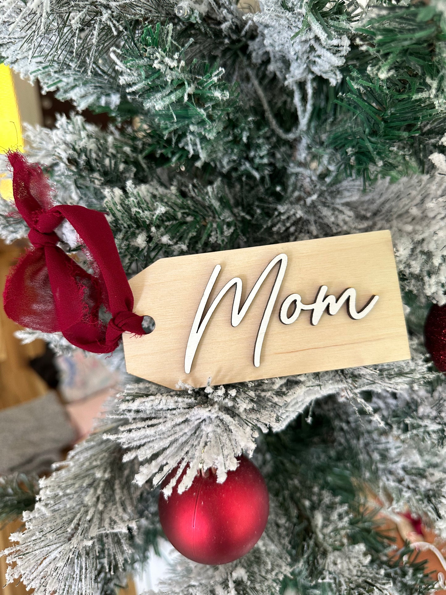 Family Christmas Stocking Tags